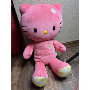Hello Kitty Coral Pink Sunshine Build a Bear with Original Bow